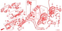 TUERSCHLOESSER, VORNE/AEUSSERER GRIFF  für Honda ACCORD 2.0 ELEGANCE PACK 4 Türen 5 gang automatikgetriebe 2014