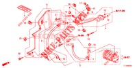 KLIMAANLAGE (FLEXIBLES/TUYAUX) (2.0L) (LH) für Honda ACCORD 2.0 EXECUTIVE 4 Türen 6 gang-Schaltgetriebe 2014