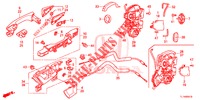 TUERSCHLOESSER, HINTEN/AEUSSERER GRIFF  für Honda ACCORD 2.0 EXECUTIVE 4 Türen 6 gang-Schaltgetriebe 2014