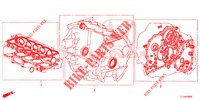 DICHTUNG SATZ/ GETRIEBE KOMPL. (2.0L) für Honda ACCORD 2.0 EXECUTIVE 4 Türen 5 gang automatikgetriebe 2014