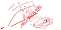 GRILL, VORNE/ZIERLEISTE  für Honda ACCORD 2.0 EXECUTIVE 4 Türen 5 gang automatikgetriebe 2014