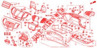 INSTRUMENT, ZIERSTUECK (COTE DE PASSAGER) (LH) für Honda ACCORD 2.0 EXECUTIVE 4 Türen 5 gang automatikgetriebe 2014