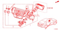 MITTLERES MODUL (NAVIGATION) für Honda ACCORD 2.0 EXECUTIVE 4 Türen 5 gang automatikgetriebe 2014