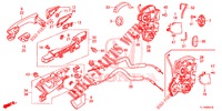 TUERSCHLOESSER, HINTEN/AEUSSERER GRIFF  für Honda ACCORD 2.0 EXECUTIVE 4 Türen 5 gang automatikgetriebe 2014