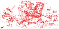 VORNE SITZKOMPONENTEN (G.) (SIEGE ENTIEREMENT MOTORISE) (2) für Honda ACCORD 2.0 EXECUTIVE 4 Türen 5 gang automatikgetriebe 2014