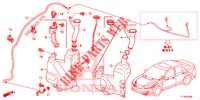 WINDSCHUTZSCHEIBENWASCHER (2D)  für Honda ACCORD 2.0 EXECUTIVE 4 Türen 5 gang automatikgetriebe 2014