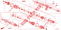 ANTRIEBSWELLE, VORNE/HALBWELLE (2.0L) für Honda ACCORD 2.0 S 4 Türen 6 gang-Schaltgetriebe 2014