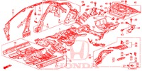 BODEN/INNENBLECHE  für Honda ACCORD 2.0 S 4 Türen 6 gang-Schaltgetriebe 2014
