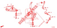 GELENK, VORNE  für Honda ACCORD 2.0 S 4 Türen 6 gang-Schaltgetriebe 2014
