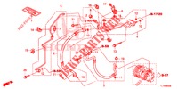 KLIMAANLAGE (FLEXIBLES/TUYAUX) (2.0L) (LH) für Honda ACCORD 2.0 S 4 Türen 6 gang-Schaltgetriebe 2014