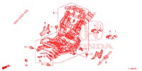 VORNE SITZKOMPONENTEN (G.) (SIEGE REGLAGE MANUEL) für Honda ACCORD 2.0 S 4 Türen 6 gang-Schaltgetriebe 2014