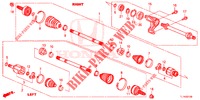 ANTRIEBSWELLE, VORNE/HALBWELLE (2.0L) für Honda ACCORD 2.0 S 4 Türen 5 gang automatikgetriebe 2014
