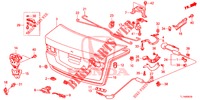 KOFFERRAUMDECKEL(4D)  für Honda ACCORD 2.0 S 4 Türen 5 gang automatikgetriebe 2014