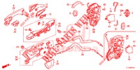 TUERSCHLOESSER, HINTEN/AEUSSERER GRIFF  für Honda ACCORD 2.0 S 4 Türen 5 gang automatikgetriebe 2014