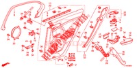 TUERVERKLEIDUNG, HINTEN(4D)  für Honda ACCORD 2.0 S 4 Türen 5 gang automatikgetriebe 2014