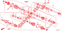 ANTRIEBSWELLE, VORNE/HALBWELLE (DIESEL) für Honda ACCORD DIESEL 2.2 COMFORT 4 Türen 6 gang-Schaltgetriebe 2014