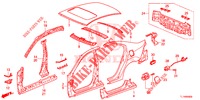 AUSSENBLECHE/TAFEL, HINTEN  für Honda ACCORD DIESEL 2.2 COMFORT 4 Türen 6 gang-Schaltgetriebe 2014