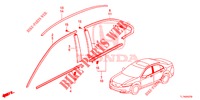 GRILL, VORNE/ZIERLEISTE  für Honda ACCORD DIESEL 2.2 COMFORT 4 Türen 6 gang-Schaltgetriebe 2014