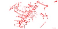 HINTERER STOSSFAENGER  für Honda ACCORD DIESEL 2.2 COMFORT 4 Türen 6 gang-Schaltgetriebe 2014