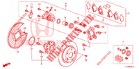 HINTERRADBREMSE (1) für Honda ACCORD DIESEL 2.2 COMFORT 4 Türen 6 gang-Schaltgetriebe 2014