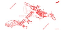 KOMBISCHALTER  für Honda ACCORD DIESEL 2.2 COMFORT 4 Türen 6 gang-Schaltgetriebe 2014