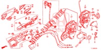 TUERSCHLOESSER, VORNE/AEUSSERER GRIFF  für Honda ACCORD DIESEL 2.2 COMFORT 4 Türen 6 gang-Schaltgetriebe 2014
