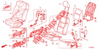 VORDERSITZ/SITZGURTE (D.) (LH) für Honda ACCORD DIESEL 2.2 COMFORT 4 Türen 6 gang-Schaltgetriebe 2014