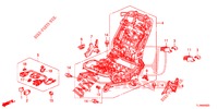 VORNE SITZKOMPONENTEN (D.) (SIEGE REGLAGE MANUEL) für Honda ACCORD DIESEL 2.2 COMFORT 4 Türen 6 gang-Schaltgetriebe 2014