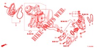 WASSERPUMPE/THERMOSTAT (DIESEL) für Honda ACCORD DIESEL 2.2 COMFORT 4 Türen 6 gang-Schaltgetriebe 2014