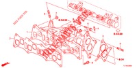 ANSAUGKRUEMMER (DIESEL) für Honda ACCORD DIESEL 2.2 COMFORT 4 Türen 5 gang automatikgetriebe 2014