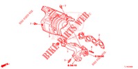 AUSPUFFKRUEMMER (DIESEL) für Honda ACCORD DIESEL 2.2 COMFORT 4 Türen 5 gang automatikgetriebe 2014