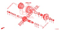 HAUPTWELLE (DIESEL) für Honda ACCORD DIESEL 2.2 COMFORT 4 Türen 5 gang automatikgetriebe 2014