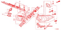 HECKLEUCHTE/KENNZEICHENBELEUCHTUNG (PGM FI)  für Honda ACCORD DIESEL 2.2 COMFORT 4 Türen 5 gang automatikgetriebe 2014