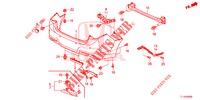 HINTERER STOSSFAENGER  für Honda ACCORD DIESEL 2.2 COMFORT 4 Türen 5 gang automatikgetriebe 2014