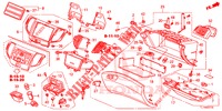 INSTRUMENT, ZIERSTUECK (COTE DE PASSAGER) (LH) für Honda ACCORD DIESEL 2.2 COMFORT 4 Türen 5 gang automatikgetriebe 2014