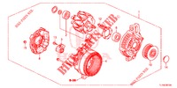 LICHTMASCHINE (DENSO) (DIESEL) für Honda ACCORD DIESEL 2.2 COMFORT 4 Türen 5 gang automatikgetriebe 2014