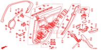 TUERVERKLEIDUNG, HINTEN(4D)  für Honda ACCORD DIESEL 2.2 COMFORT 4 Türen 5 gang automatikgetriebe 2014