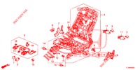 VORNE SITZKOMPONENTEN (D.) (SIEGE REGLAGE MANUEL) für Honda ACCORD DIESEL 2.2 COMFORT 4 Türen 5 gang automatikgetriebe 2014