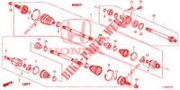 ANTRIEBSWELLE, VORNE/HALBWELLE (DIESEL) für Honda ACCORD DIESEL 2.2 ELEGANCE 4 Türen 6 gang-Schaltgetriebe 2014