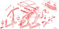 AUSSENBLECHE/TAFEL, HINTEN  für Honda ACCORD DIESEL 2.2 ELEGANCE 4 Türen 6 gang-Schaltgetriebe 2014