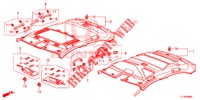 DACHVERKLEIDUNG  für Honda ACCORD DIESEL 2.2 ELEGANCE 4 Türen 6 gang-Schaltgetriebe 2014