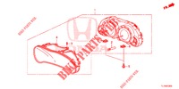 DREHZAHLMESSER  für Honda ACCORD DIESEL 2.2 ELEGANCE 4 Türen 6 gang-Schaltgetriebe 2014
