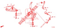 GELENK, VORNE  für Honda ACCORD DIESEL 2.2 ELEGANCE 4 Türen 6 gang-Schaltgetriebe 2014