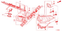 HECKLEUCHTE/KENNZEICHENBELEUCHTUNG (PGM FI)  für Honda ACCORD DIESEL 2.2 ELEGANCE 4 Türen 6 gang-Schaltgetriebe 2014