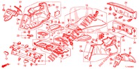 HINTERE ABLAGE/SEITENVERKLEIDUNG (4D)  für Honda ACCORD DIESEL 2.2 ELEGANCE 4 Türen 6 gang-Schaltgetriebe 2014