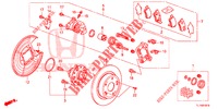 HINTERRADBREMSE (1) für Honda ACCORD DIESEL 2.2 ELEGANCE 4 Türen 6 gang-Schaltgetriebe 2014