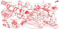 INSTRUMENT, ZIERSTUECK (COTE DE PASSAGER) (LH) für Honda ACCORD DIESEL 2.2 ELEGANCE 4 Türen 6 gang-Schaltgetriebe 2014