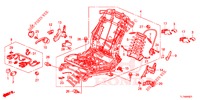 VORNE SITZKOMPONENTEN (D.) (HAUTEUR MANUELLE) für Honda ACCORD DIESEL 2.2 ELEGANCE 4 Türen 6 gang-Schaltgetriebe 2014