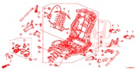 VORNE SITZKOMPONENTEN (G.) (HAUTEUR MANUELLE) für Honda ACCORD DIESEL 2.2 ELEGANCE 4 Türen 6 gang-Schaltgetriebe 2014