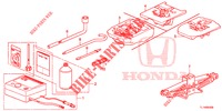WERKZEUGE/WAGENHEBER  für Honda ACCORD DIESEL 2.2 ELEGANCE 4 Türen 6 gang-Schaltgetriebe 2014